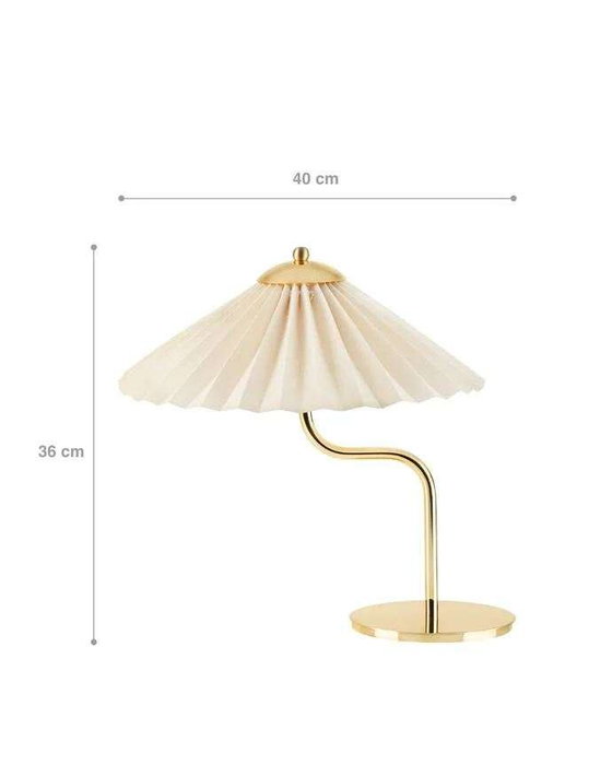 Opviq Lámpara de mesa Miranda - Dorado